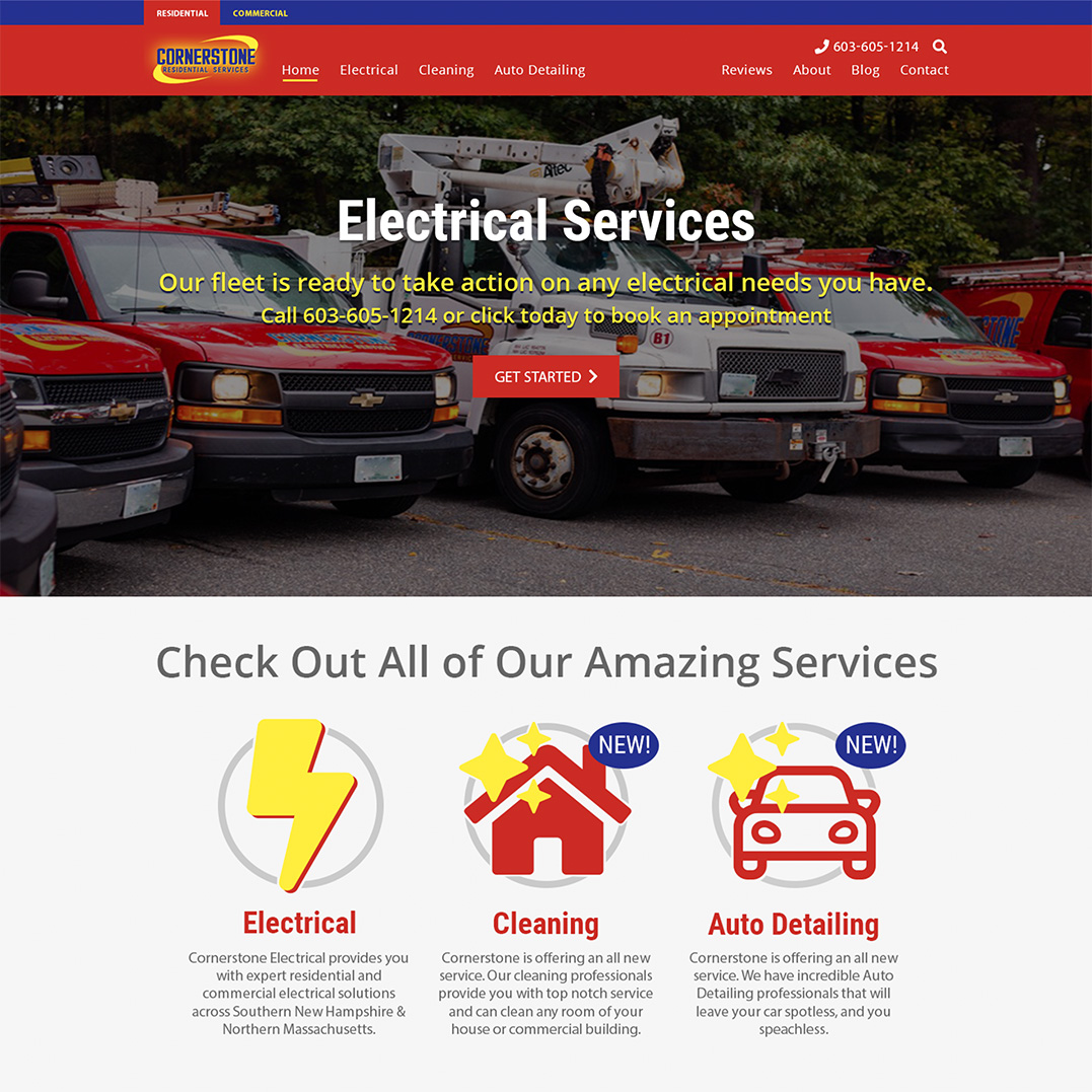 Cornerstone Services Website